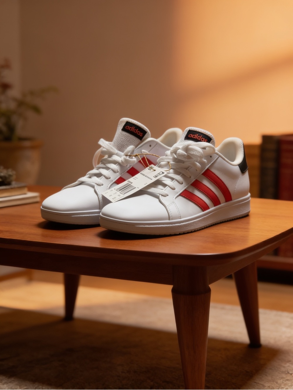 adidas Grand court 2.0 Unisex Adults Low Top Lace-Up Athletic Sneaker White